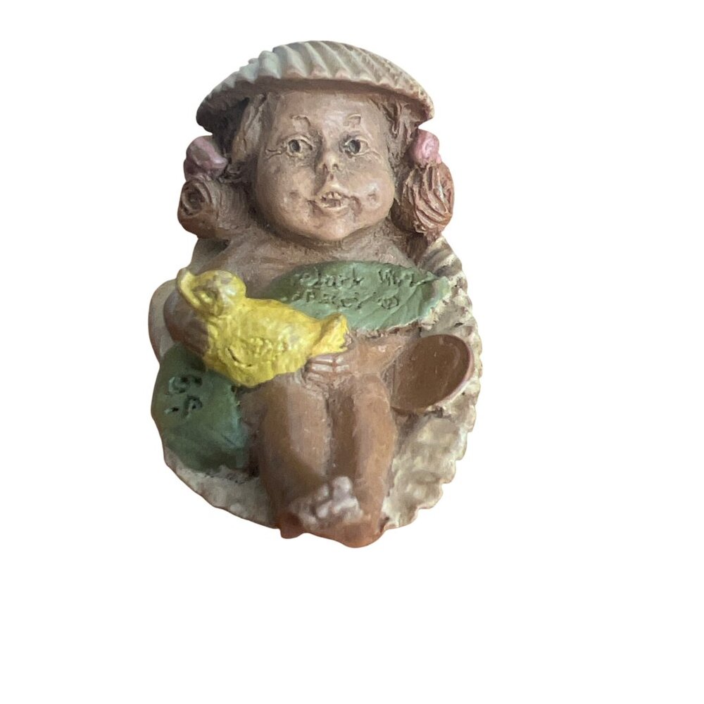 Vtg Tom Clark Dwarf Family Darcy Figurine Shell Yellow Duck Estate Number 64